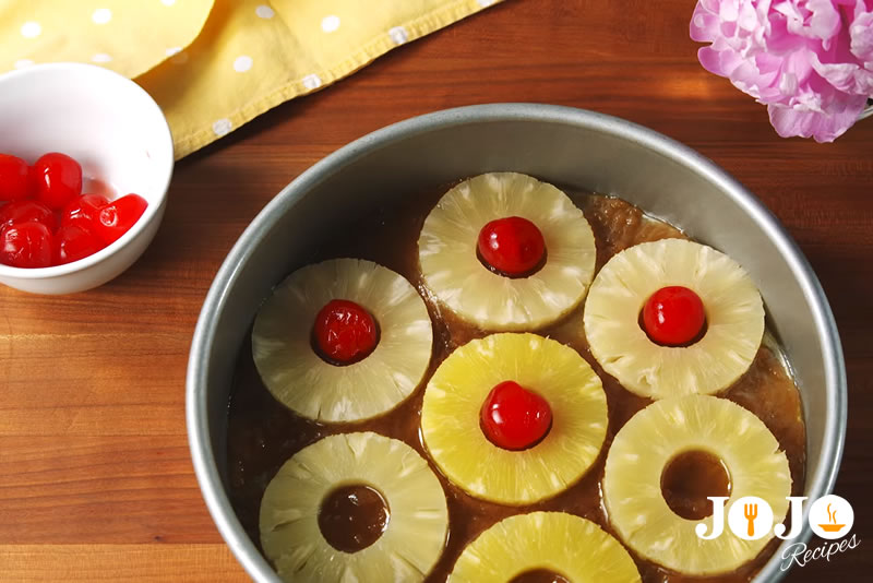 How To Make Pineapple Upside Down Cake - #2 Step