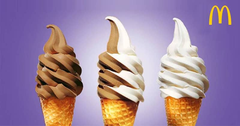 Mcdonalds ice cream cone