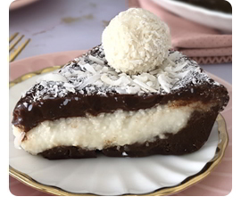 Coconut cream pie recipe with chocolate ganache