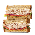 Roast Turkey & Swiss Sandwich