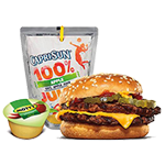 Double Cheeseburger King Jr Meal