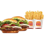 Two Whopper Jr. Sandwiches And Two Small Fries