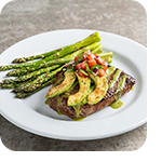10 oz. Classic Sirloin with Grilled Avocado