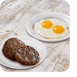 2 Eggs & Country Sausage