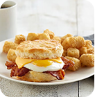 Bacon, Egg & Cheese Biscuit Combo