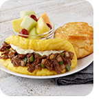 Omelet-Philly Cheesesteak