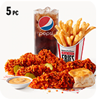5 Pc. Nashville Hot Tenders Combo