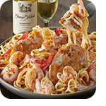 Chicken and Shrimp Carbonara