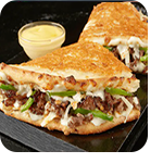 Parmesan Crusted Philly Cheesesteak Papadia