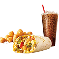 SuperSonic Breakfast Burrito Combo