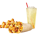 Ultimate Meat & Cheese Breakfast Burrito Combo