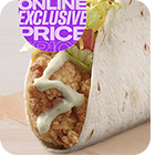 New Cantina Crispy Chicken Taco with Avocado Ranch