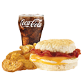 Bacon, Egg & Cheese Biscuit Combo