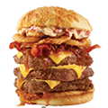 Big Bacon Cheddar Cheeseburger Triple