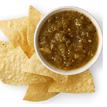 Chips & Tomatillo-Green Chili Salsa