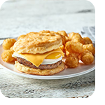Sausage or Turkey Sausage, Egg & Cheese Biscuit Combo