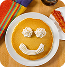Kid's Buttermilk Pancake or Golden Waffle Plate