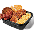 Jumbo Breakfast Platter Bacon & Sausage