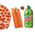 Thin Crust Meal Deal with Mountain Dew