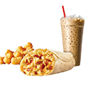 Bacon Breakfast Burrito Combo
